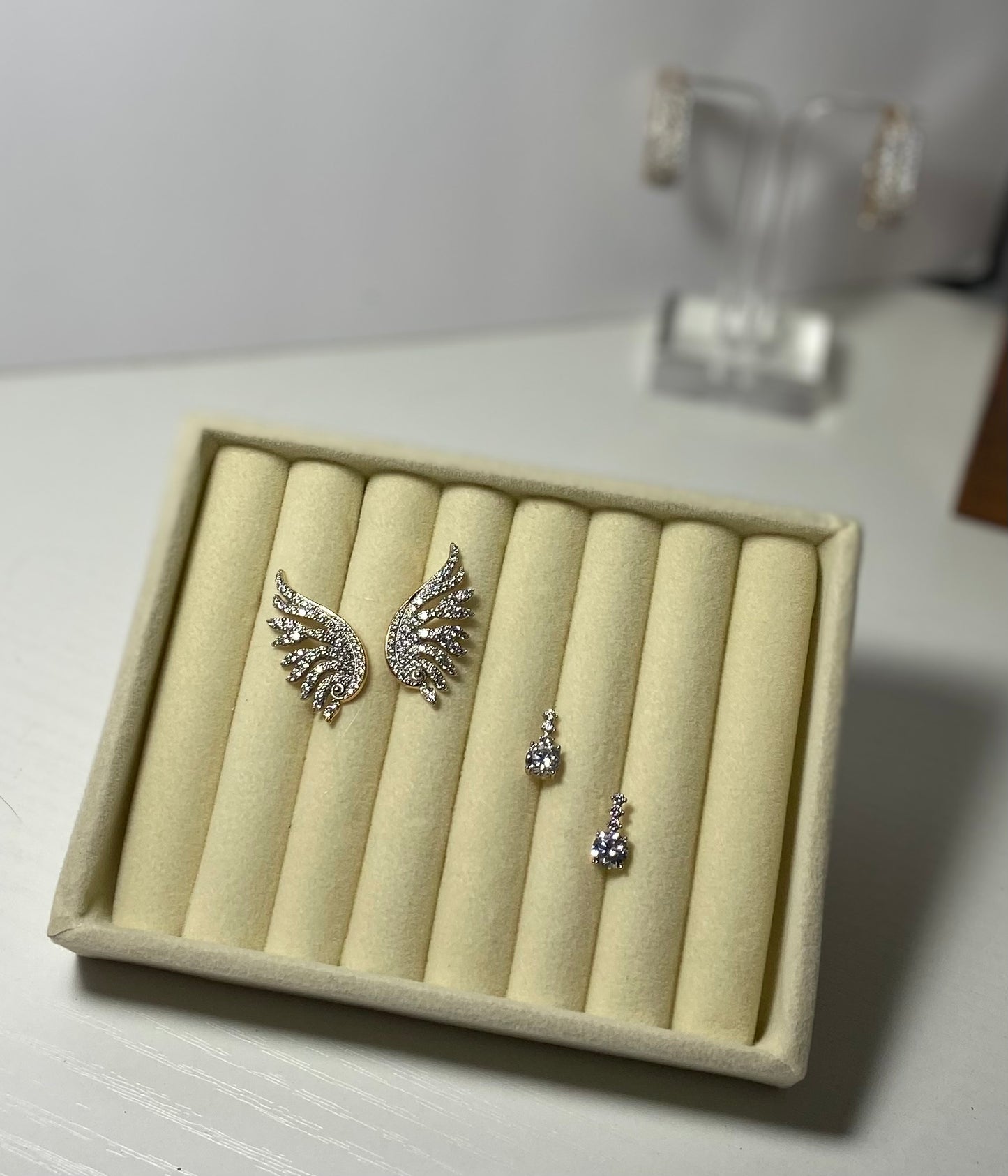 wing earrings