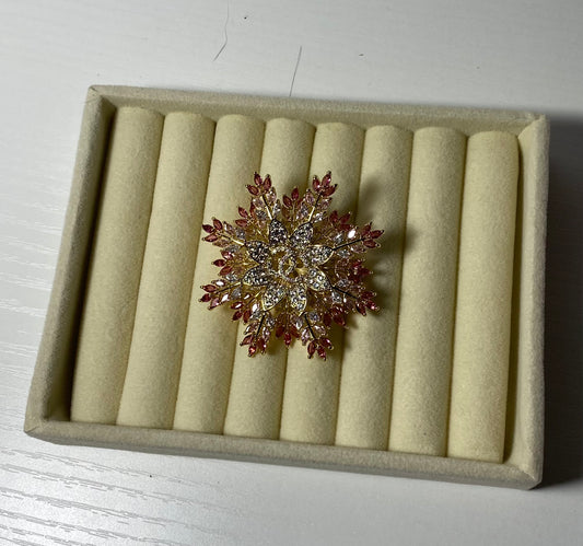 Flower brooch